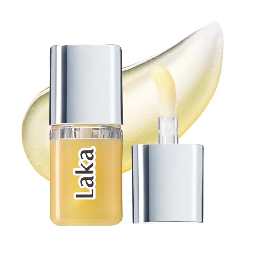 Laka Spicy Lip Plumper - Maximum Extra Strength (For Experienced Users) Clear Glass-like High-Shine Lip Gloss Lip Volumizer Serum, Non-Sticky K-Beauty, 0.14oz